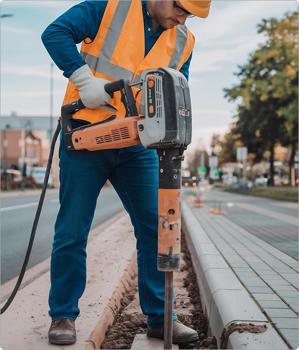 Geotechnical drilling along a public infrastructure corridor