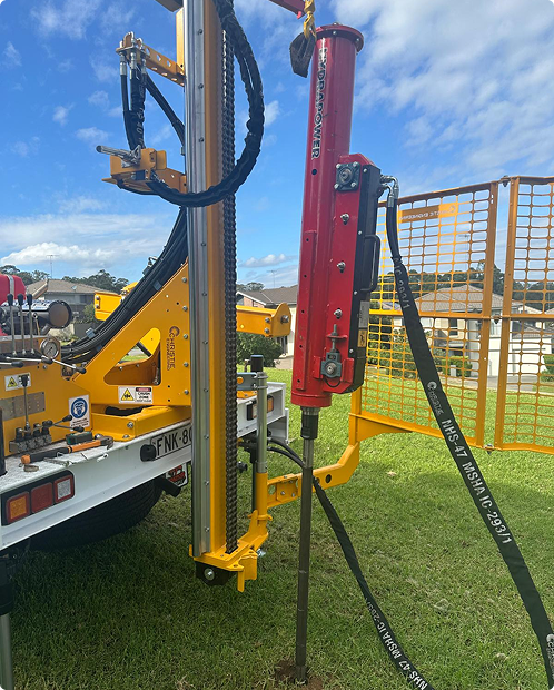 Groundwater investigation and monitoring bore installation